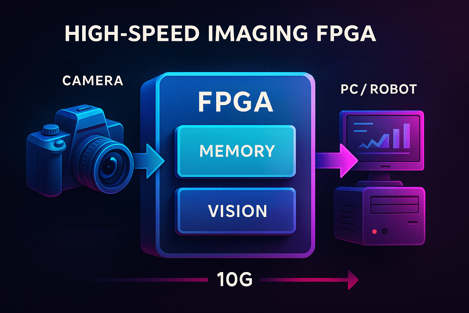 Cyberpunk cover of High-Speed Imaging FPGA pipeline